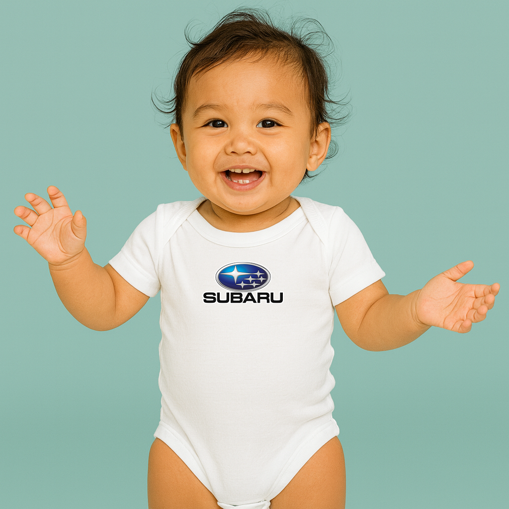 Subaru Car Baby Romper Onesie